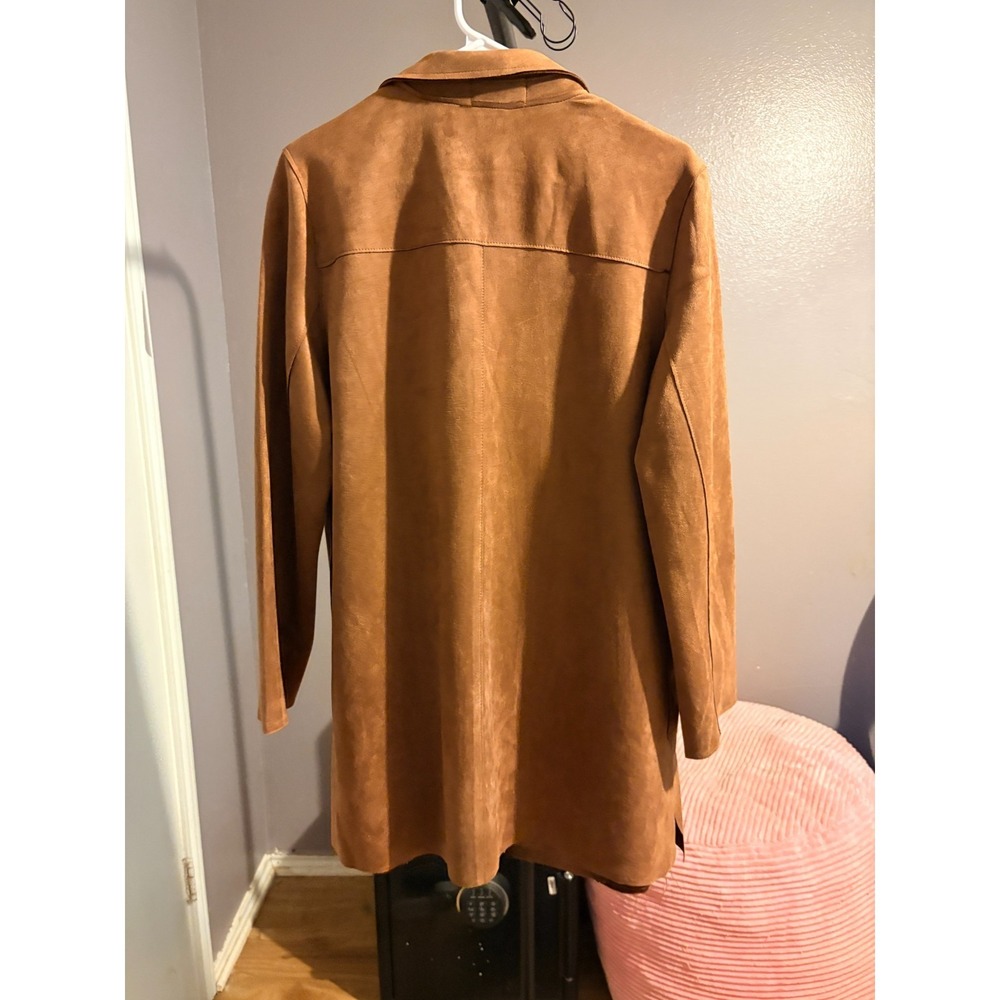 Premise Brown Faux Suede Womenn's Jacket L - NWT - Picture 4 of 5